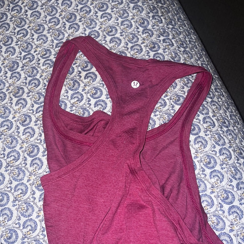 Pink Lululemon Tank Top